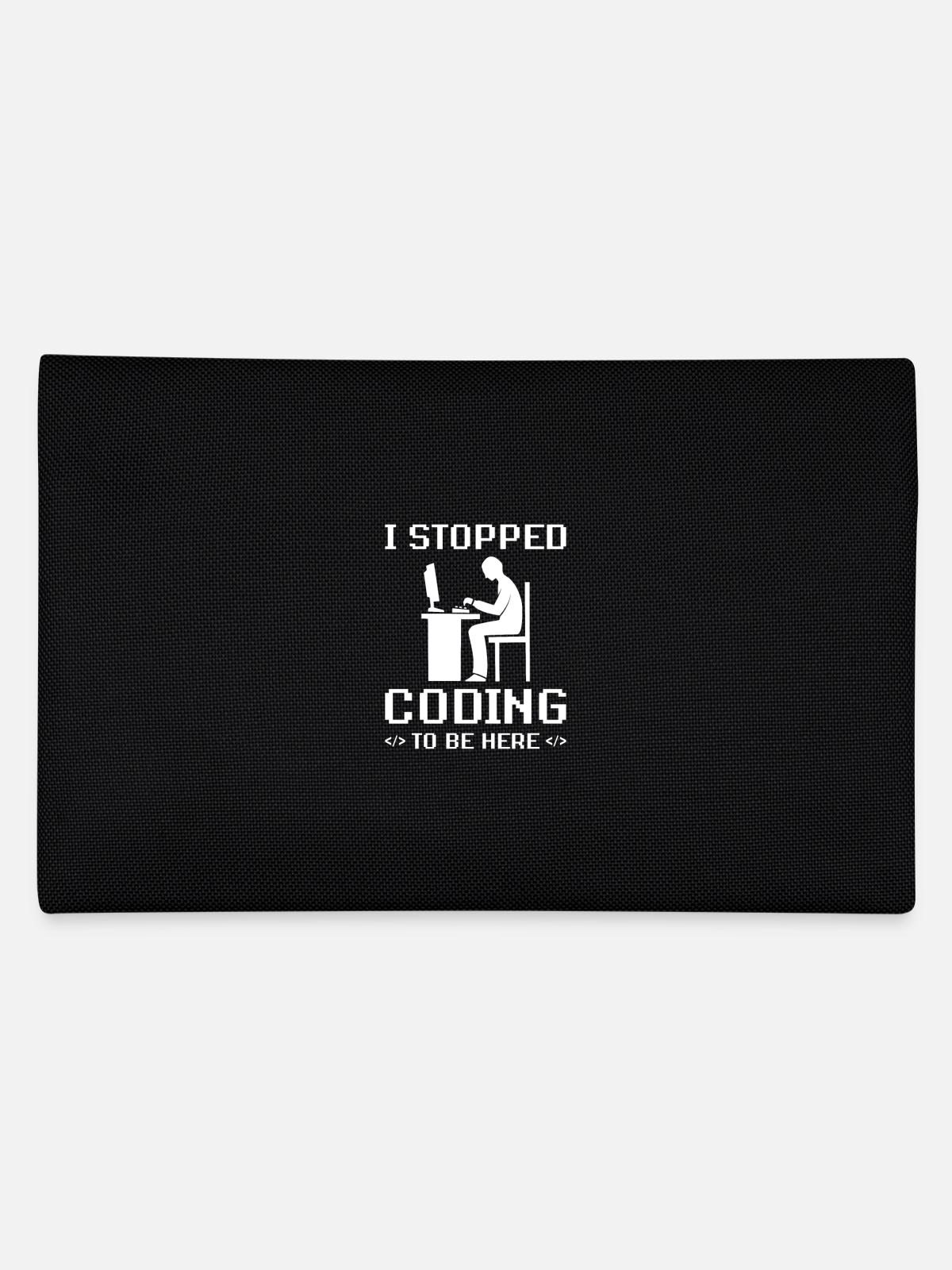 Programmer gift - Pencil Case - black - Back