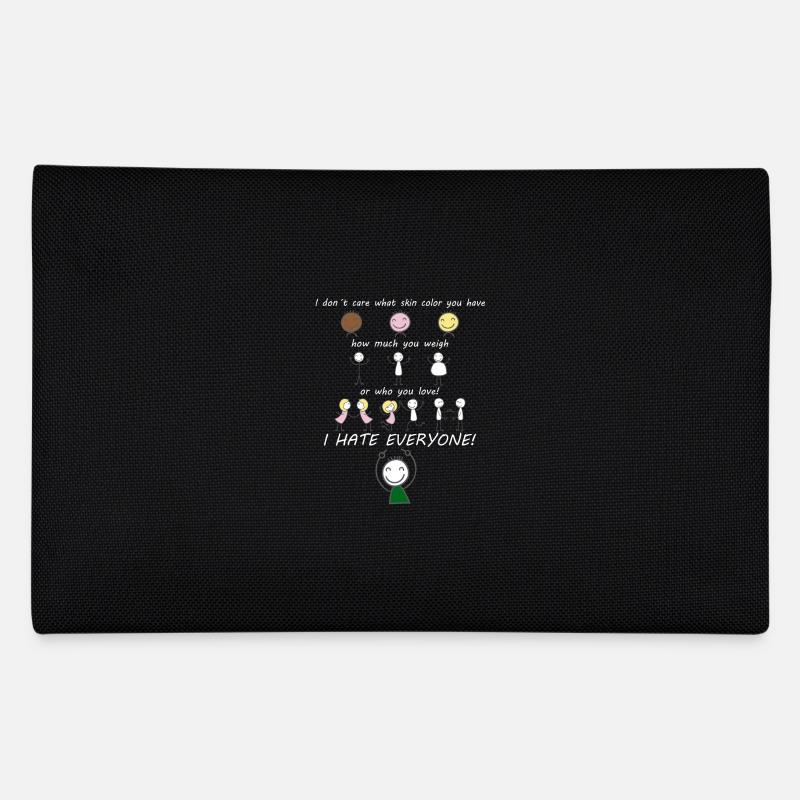 I hate everyone! I don't care what skin color you have Pencil Case