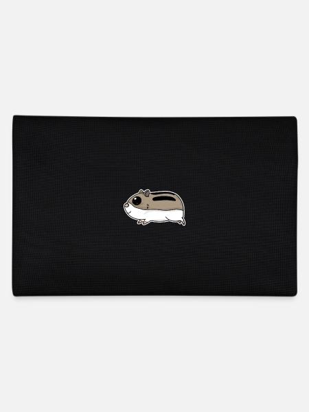 Cute hamster - Pencil Case - black - Back