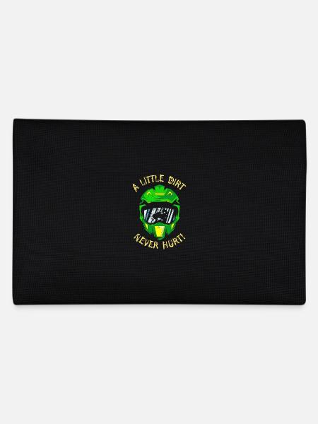 ATV helmet - Pencil Case - black - Back