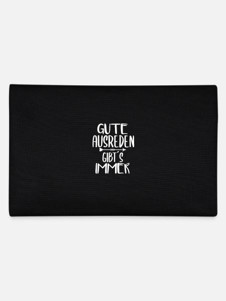 Excuses funny saying - Pencil Case - black - Back