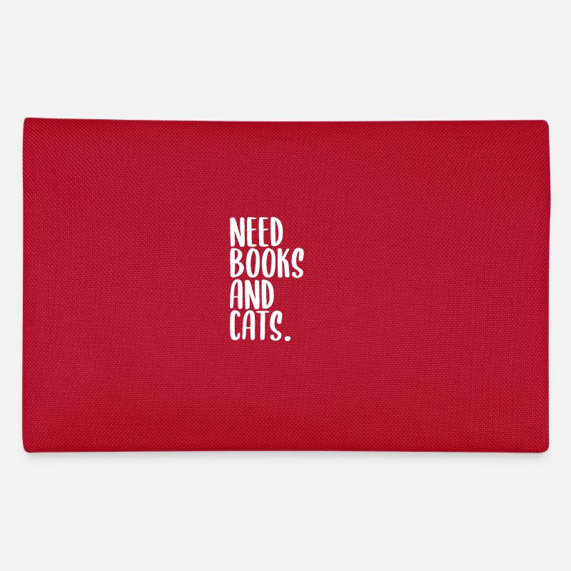 Books and cats saying Pencil Case