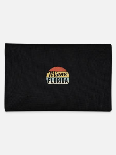 Miami Florida usa miami - Pencil Case - black - Back