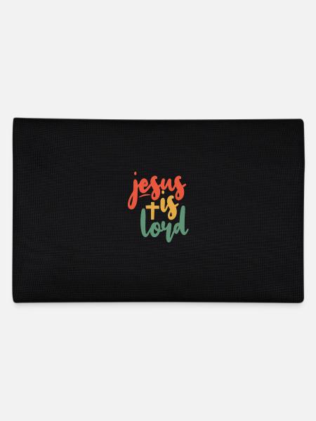 Jesus is Lord Jesus Saying - Pencil Case - black - Back