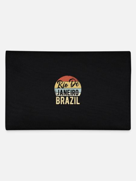 Rio Brazil - Pencil Case - black - Back