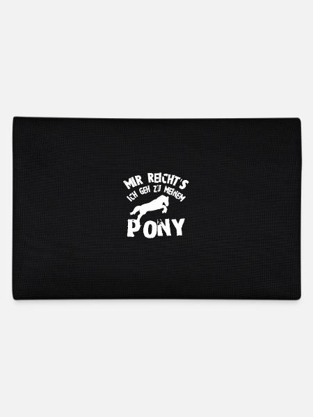 Pony Mir reichts - Federtasche - Schwarz - Hinten
