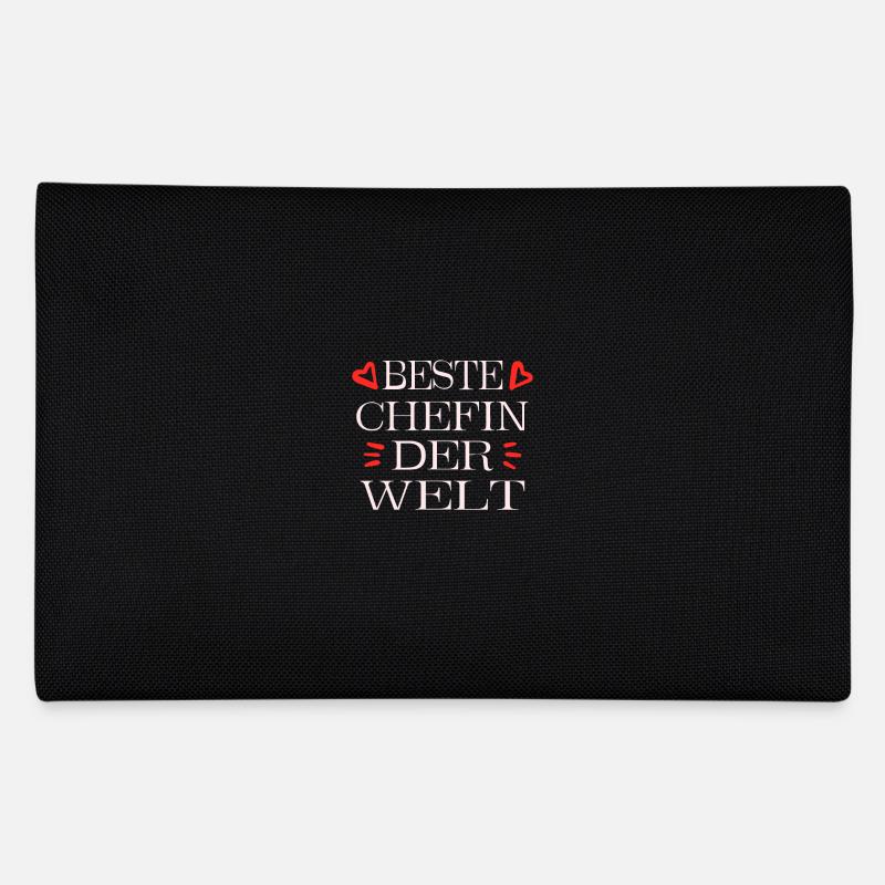 Beste chefin Federtasche