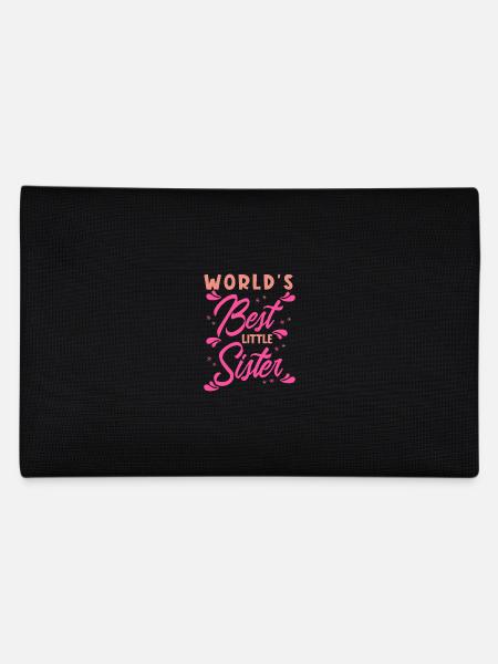 Weltbeste Schwester - Federtasche - Schwarz - Hinten