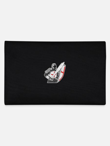 Tempelritter Ritter Mittelalter - Federtasche - Schwarz - Hinten