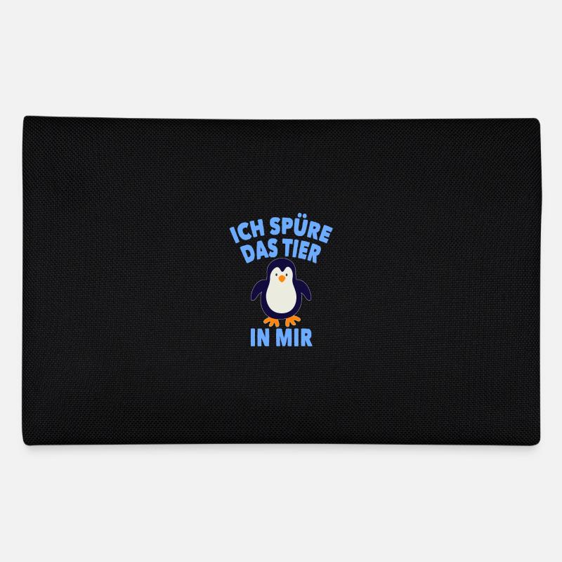 Pinguin lustig - Federtasche - Schwarz