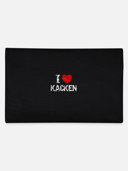 Ich liebe Kacken - Federtasche - Schwarz - Hinten