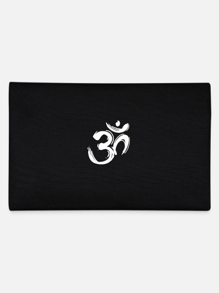 OM Zeichen - OM Symbol - Federtasche - Schwarz - Hinten
