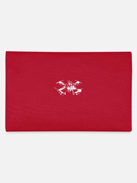 Drohne cool - Federtasche - Rot - Hinten