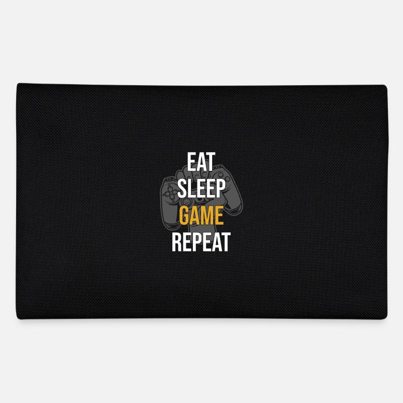Eat Sleep Game Repeat Federtasche