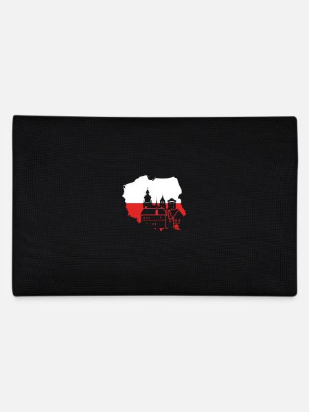 Poland Krakow - Pencil Case - black - Back