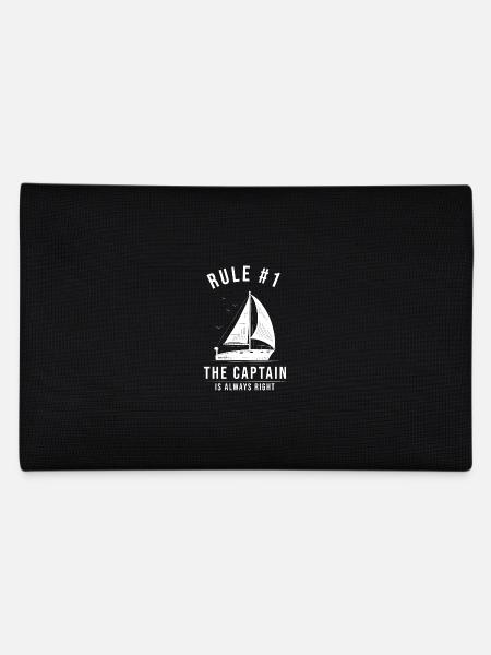 Segler Geschenk Segeln Segelboot - Federtasche - Schwarz - Hinten