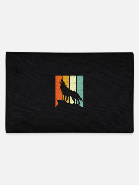 Wolf Retro - Federtasche - Schwarz - Hinten