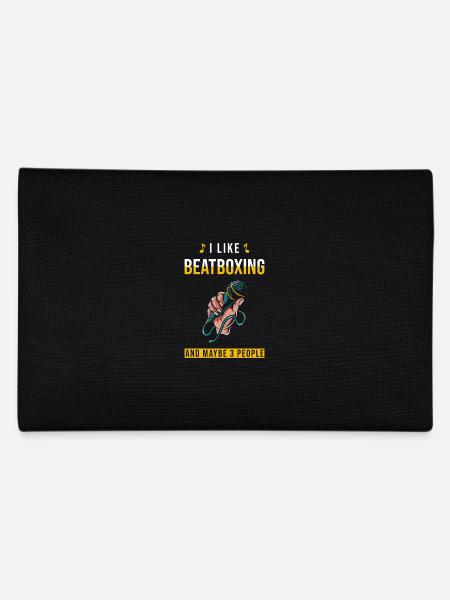 Beatbox Beatboxer Beatboxing Saying - Pencil Case - black - Back