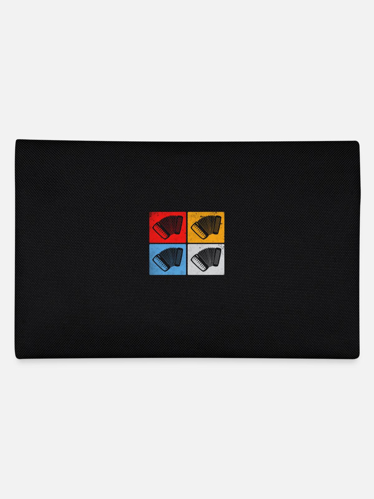 Accordéon retro - Trousse - noir - Dos