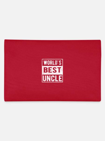 Best Uncle - Pencil Case - red - Back
