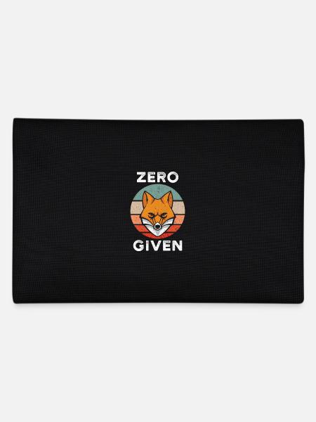 Zero Fox Given - Federtasche - Schwarz - Hinten