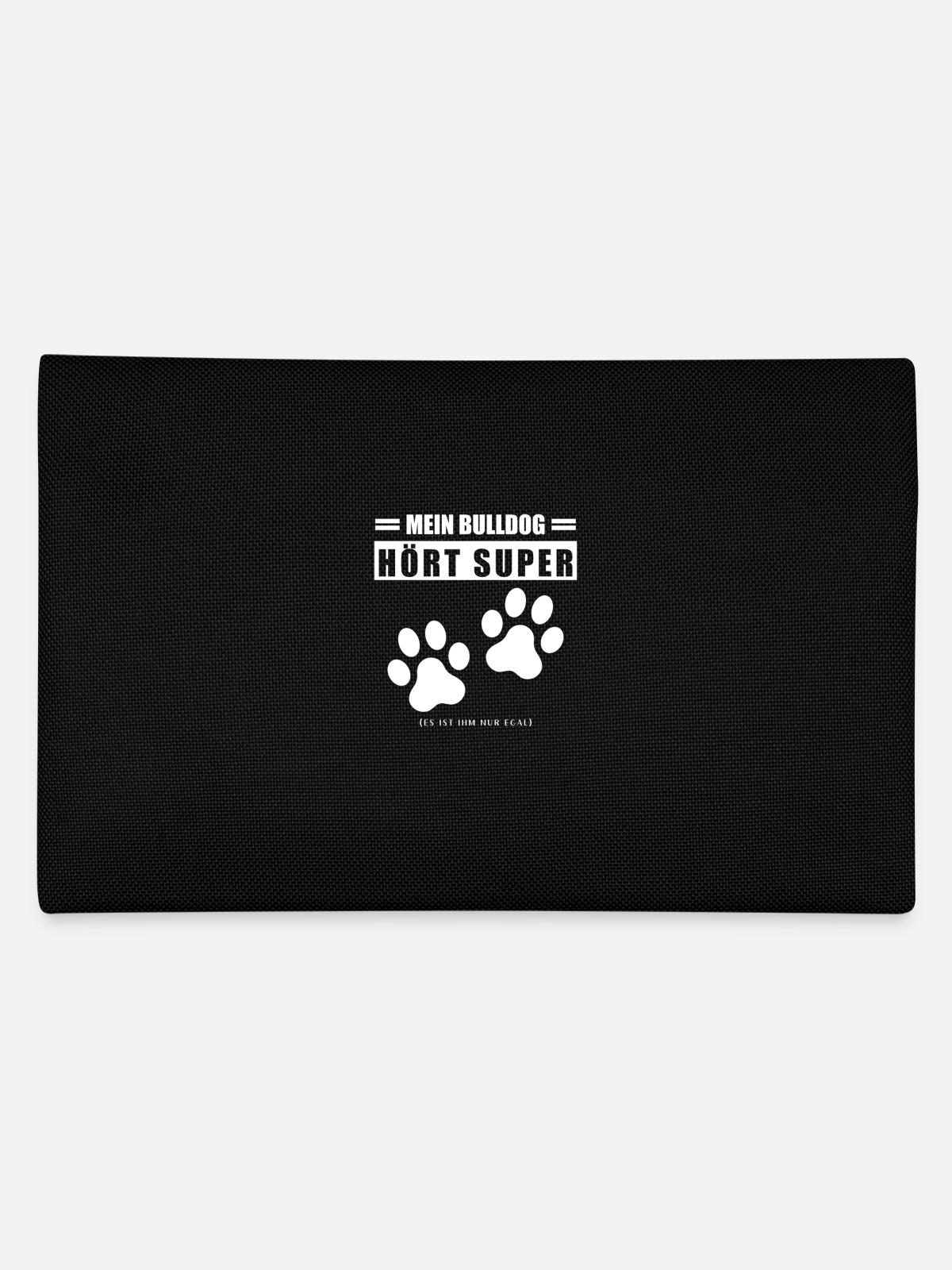 Bulldog - Federtasche - Schwarz - Hinten