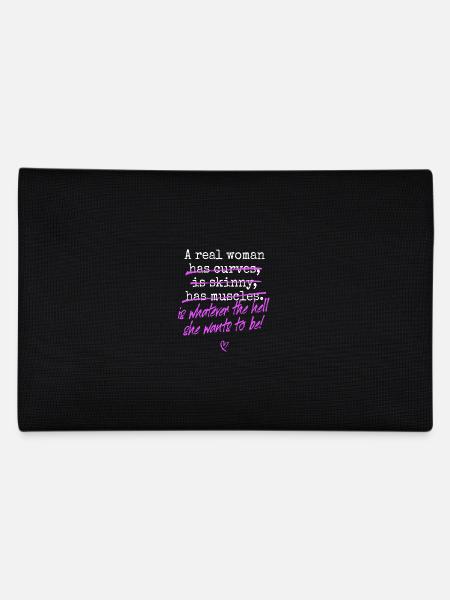 A Real Woman Is Whatever She Wants To Be Feminist - Trousse - noir - Dos