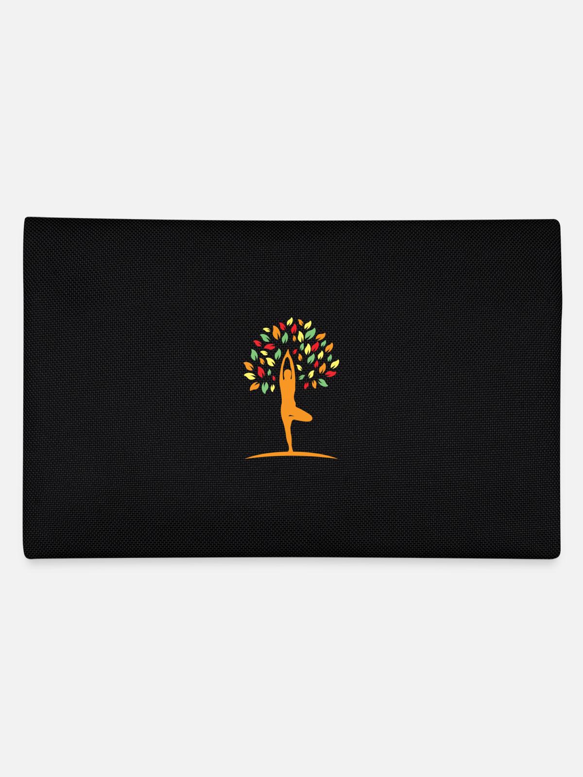 Yoga Tree - Pencil Case - black - Back