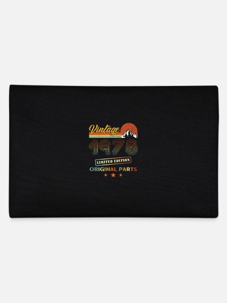 Vintage 1978 Retro Birthday - Pencil Case - black - Back