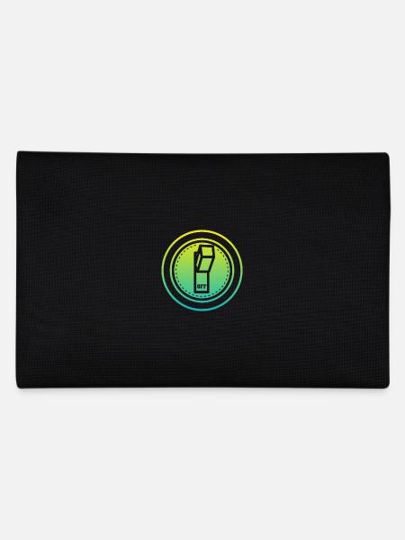 off button - Federtasche - Schwarz - Hinten