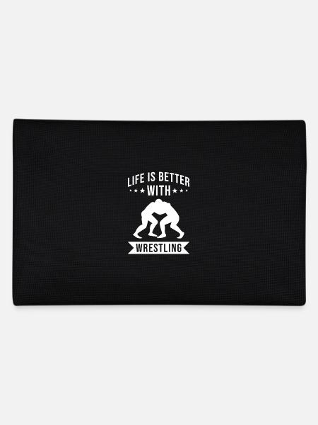 Wrestling - Federtasche - Schwarz - Hinten
