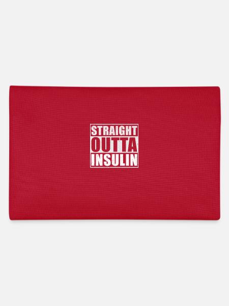 insulin - Pencil Case - red - Back