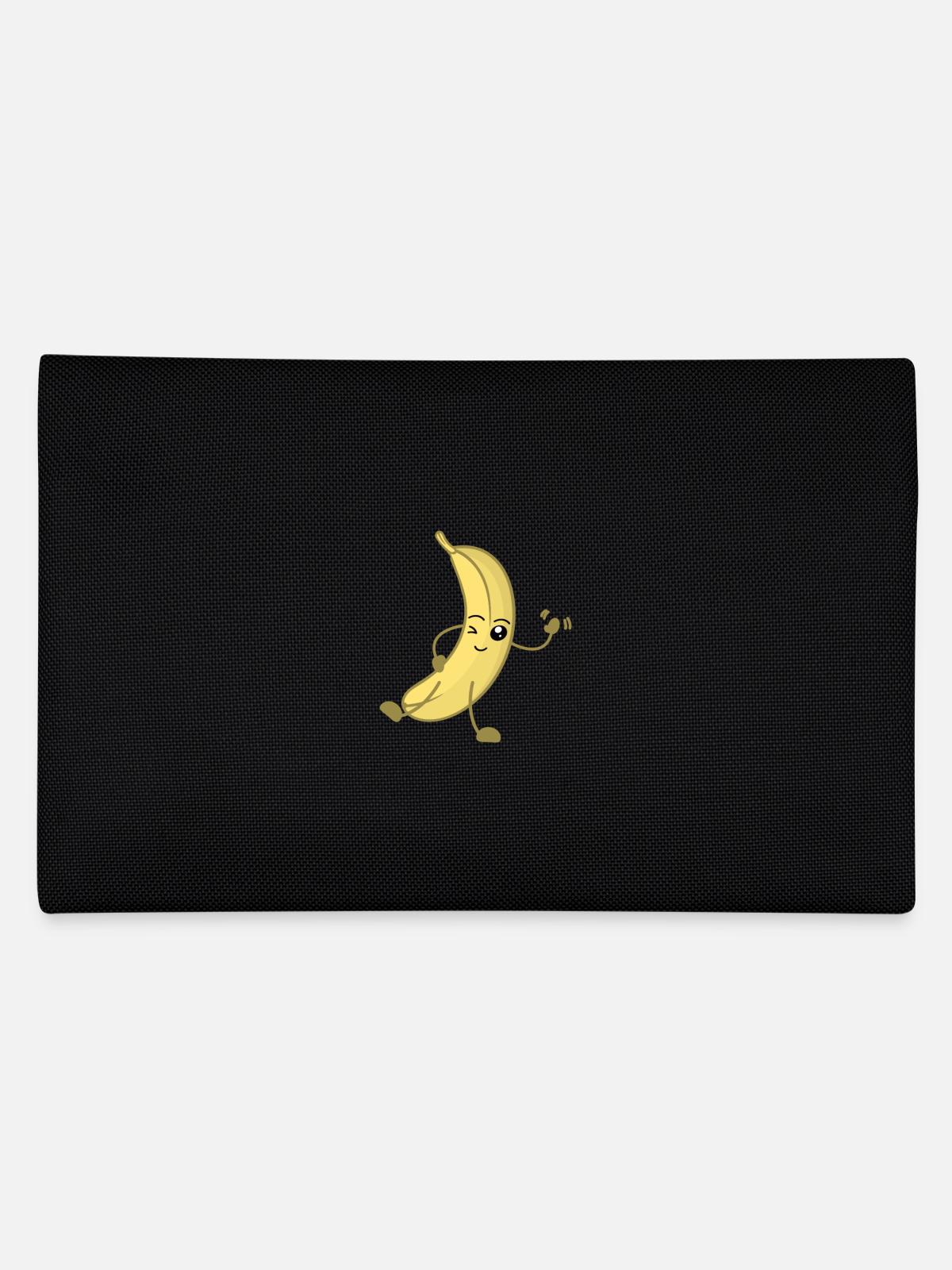 Banane Lustig - Pencil Case - black - Back