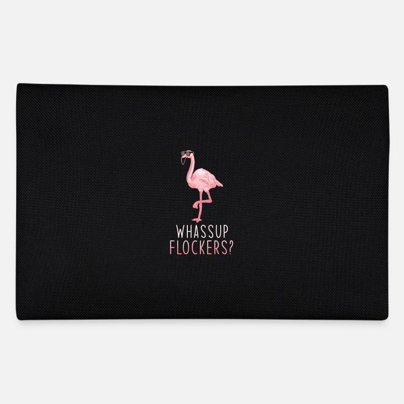 Flamingo - Federtasche - Schwarz