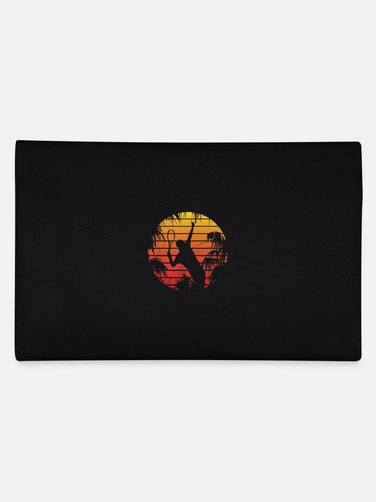 Retro Tennis - Pencil Case - black - Back