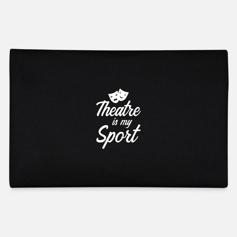 Theater Spruch lustig - Federtasche - Schwarz