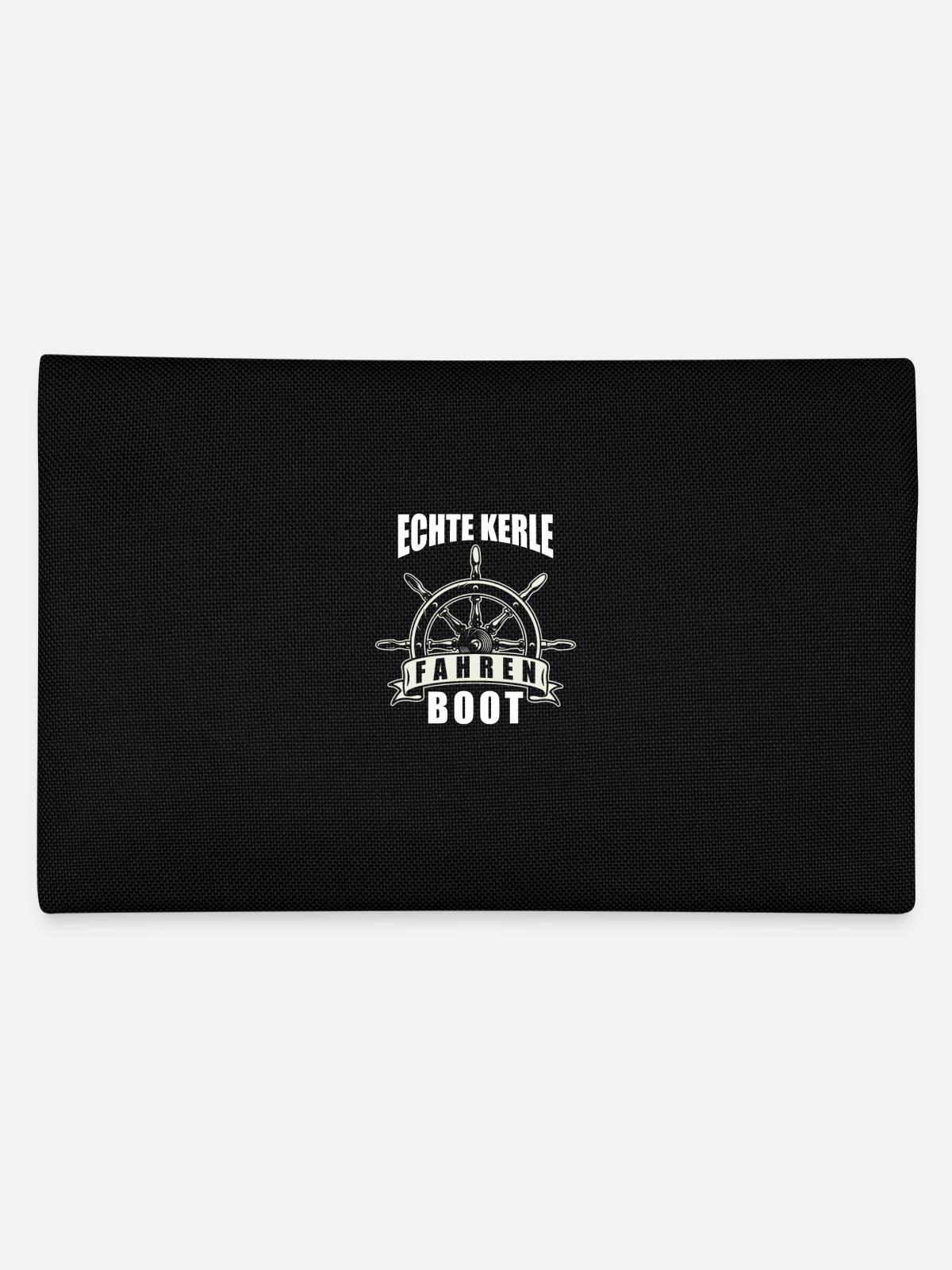 Boot Fahren - Federtasche - Schwarz - Hinten