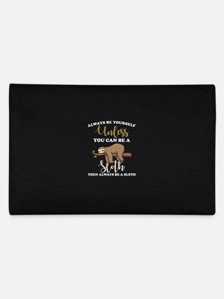 sloth - Pencil Case - black - Back