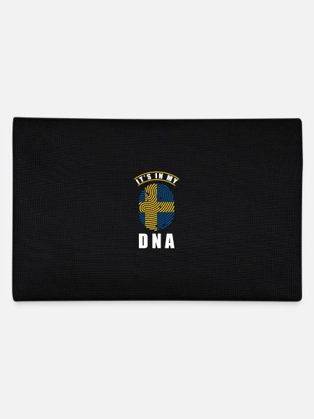 Suède ADN drapeau suédois - Trousse - noir - Dos