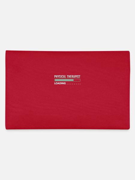 Physiotherapist Loading - Pencil Case - red - Back