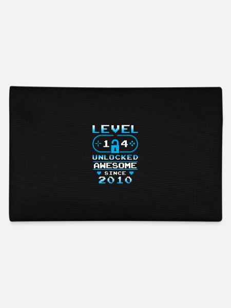 Gamer anniversaire niveau cadeau - Trousse - noir - Dos