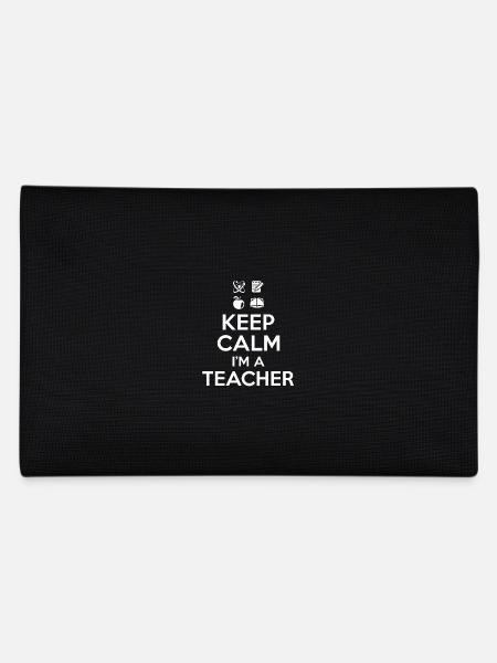 Keep Calm Teacher - Pencil Case - black - Back