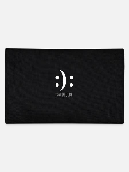 You Decide You Decide Good Bad Mood - Pencil Case - black - Back