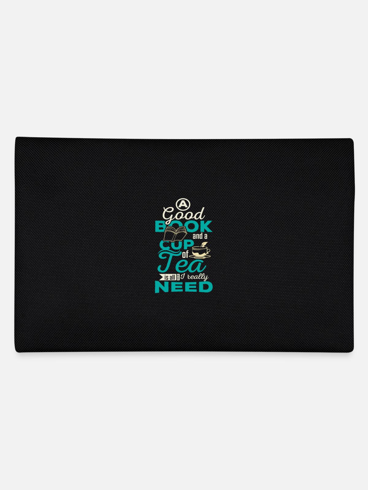 Books and Tea - Pencil Case - black - Back