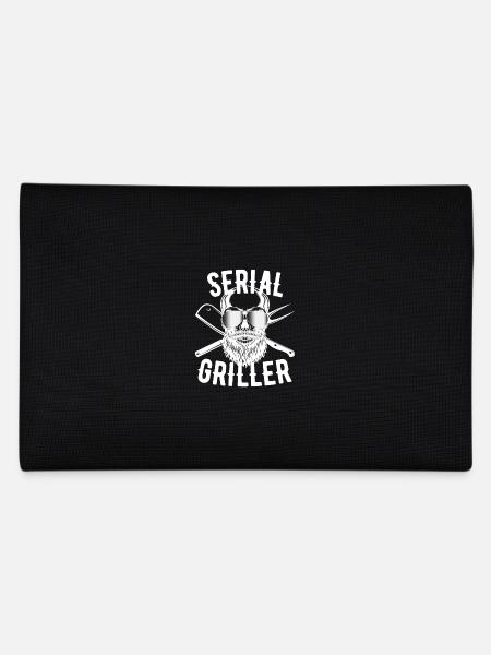 Serial Griller Contract Grill Grill BBQ Grill Master - Pencil Case - black - Back
