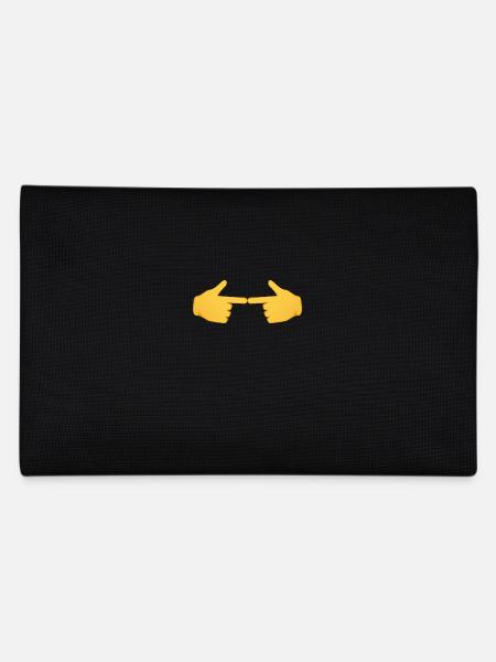 Shy Symbol - Pencil Case - black - Back