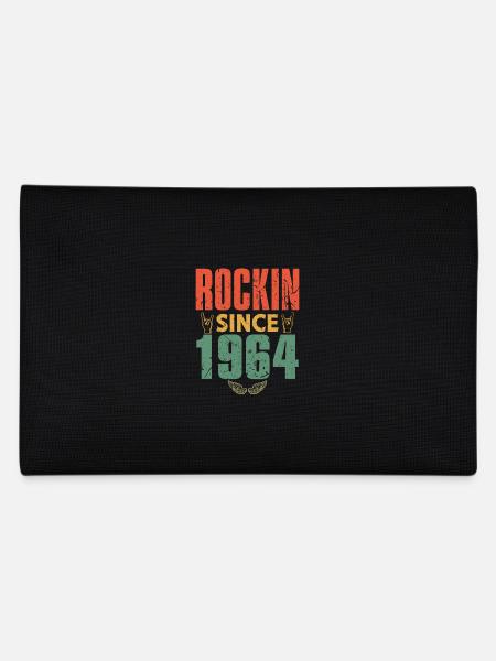 Birthday 1964 Spruch Rock - Pencil Case - black - Back