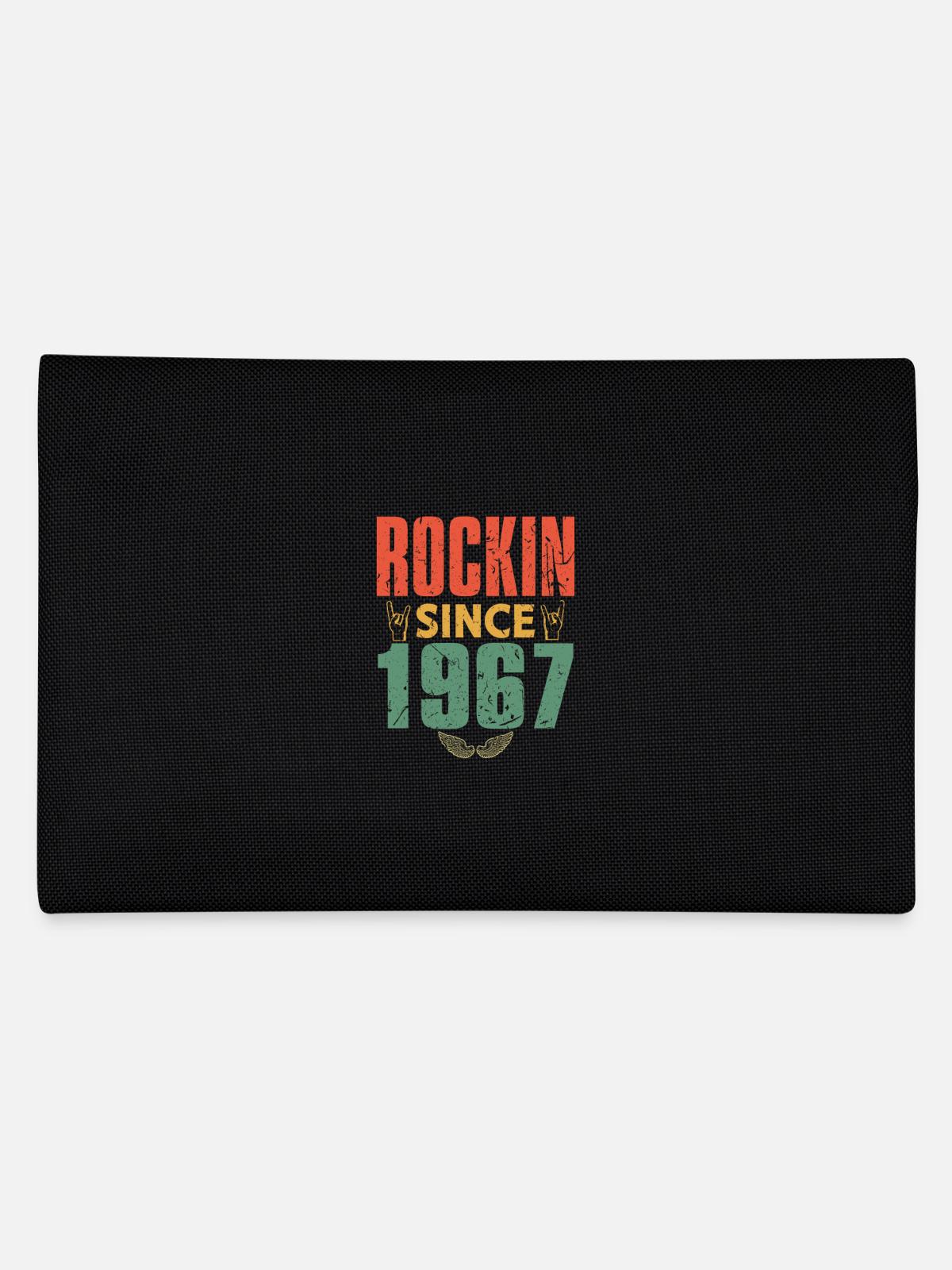 Birthday 1967 Spruch Rock - Pencil Case - black - Back
