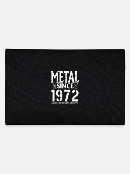 Metal Geschenk Geburstag Jahrgang 1972 - Federtasche - Schwarz - Hinten