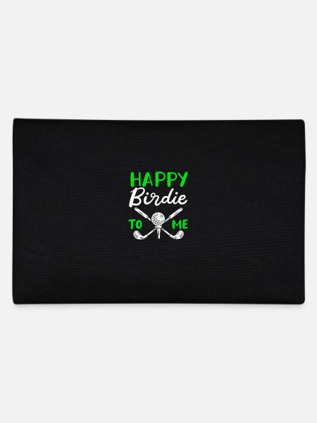 Happy Birdie To Me Golfers GolfErs Play Golfers - Pencil Case - black - Back